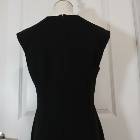 DKNY Sheath Dress Women’s Size M Black Sleeveless Work or Cocktail - Picture 6 of 8